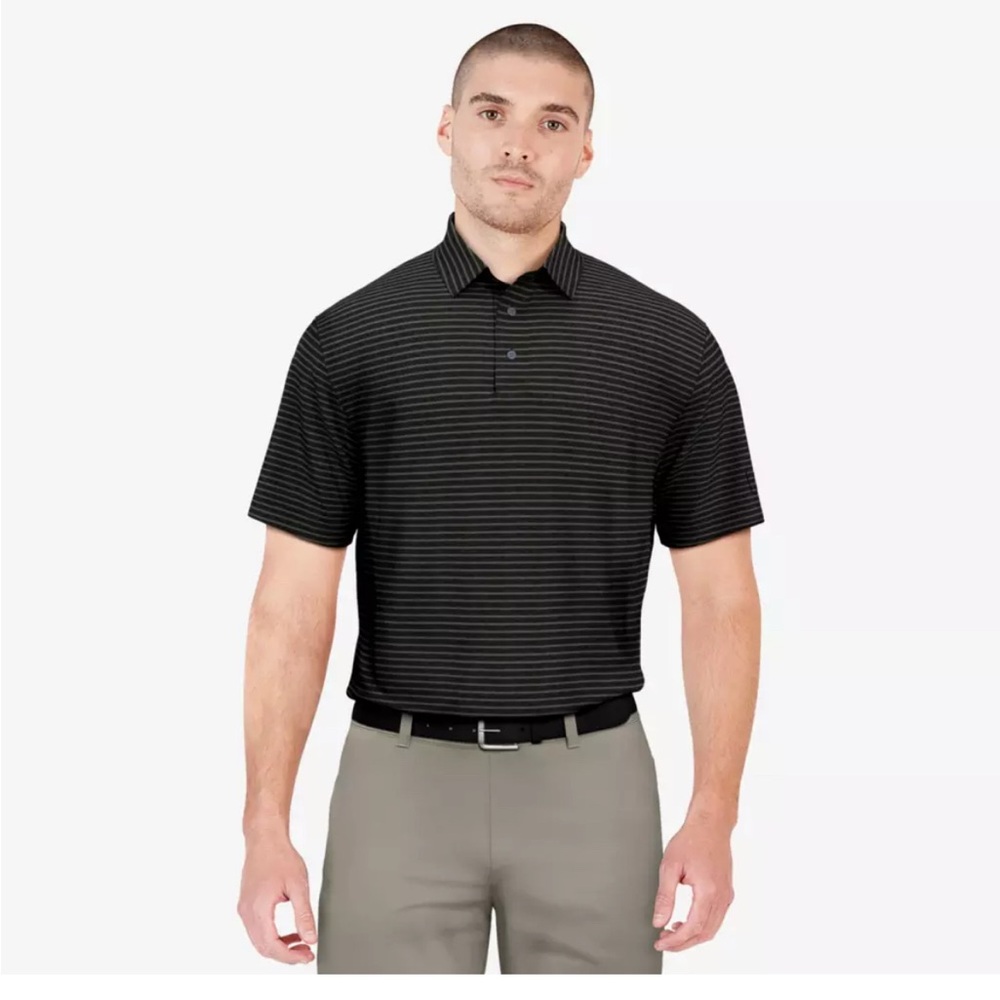 Adidas Feeder Stripe Golf Polo Shirt Sz XL